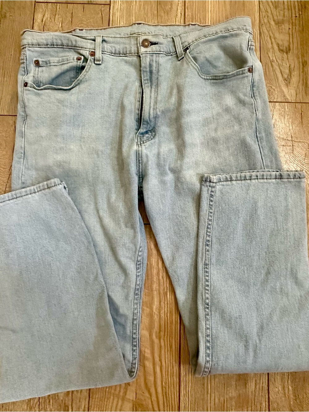 Levi’s 505 Men’s Baggy Jeans. Y2K 38x30 Red Back Patch. 2000’s Broken-In EUC